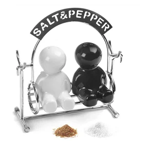 Sada slánky a pepřenky s držákem Salt & Pepper