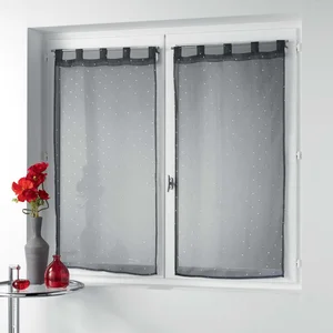 Sada záclon Orion 2 kusy 60x90 cm antracitová