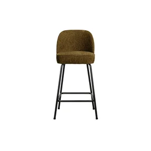 Sametová barová židle Vogue 89 cm s bronzovým leskem