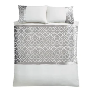 Sametové povlečení Lattice Cut, 230×220 cm, pro dvoulůžko – Catherine Lansfield