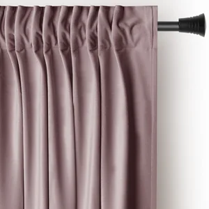 Sametový závěs Pleat 140x245 cm