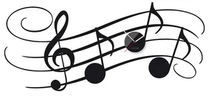 Samolepící hodiny Symphony pro moderní interiér