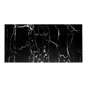 Samolepicí panel Nero Marquina 6 kusů 60x30 cm