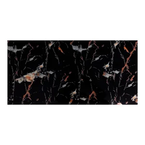 Samolepicí panely na zeď, sada 6 ks, 60 × 30 cm, Black Gold, SP Trend