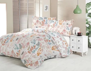 Saténové povlečení Coral Garden LUXURY COLLECTION 140x200/70x90