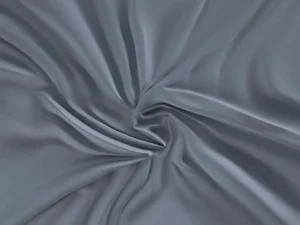 Saténové prostěradlo Luxury Collection tmavě šedé 100x200 cm