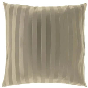 Saténový povlak na polštář s proužkem Cappuccino