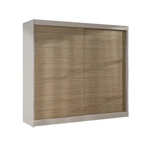 Šatní skříň Basti X 200 cm – bílá/dub sonoma