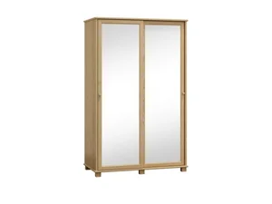 Šatní skříň BHAGIRA 2D, 120 cm, masiv borovice
