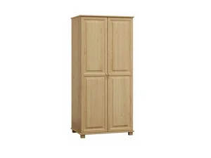Šatní skříň BHAGIRA 2D 80 cm, masiv borovice