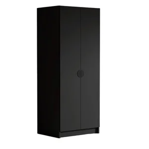 Šatní skříň BOSTON 100 cm – černá