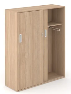 Šatní skříň CHOICE 4H s posuvnými dveřmi, 120 × 40 × 142,5 cm