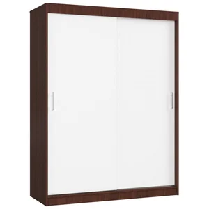 Šatní skříň posuvná CLP MONO 150 cm, wenge/bílá