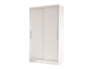 Šatní skříň SILVERIO I s posuvnými dveřmi, bílá