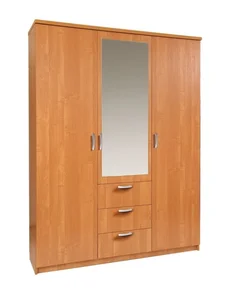 Šatní skříň URUNGA 3D60 se zrcadlem, olše