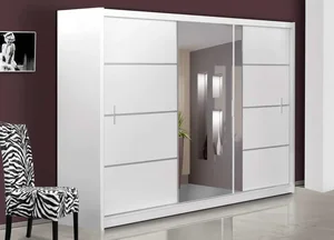 Šatní skříň VISTA 250 – bílý mat