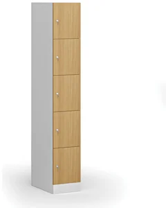 Šatní skříňka s pěti boxy a zabezpečením
