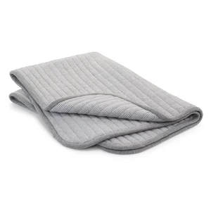 Šedá bavlněná deka pro psy 60x80 cm