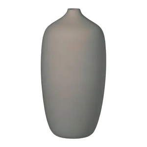 Šedá keramická váza Ceola, 25 cm