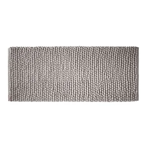 Šedá koupelnová předložka 50×120 cm Aspen Bobble Bianca