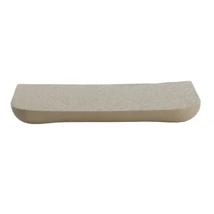 Šedá kovová police Adawa 41 cm