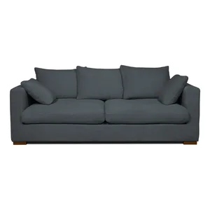Šedá manšestrová pohovka 220 cm Comfy