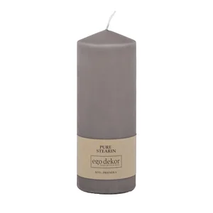 Šedá minimalistická svíčka Eco candles by Ego dekor