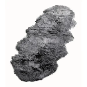 Šedá ovčí kožešina Native Natural Double 60 × 240 cm