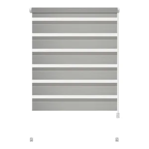 Šedá roleta den a noc Zebra 72,5x150 cm Gardinia