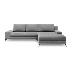 Šedá rozkládací rohová pohovka Windsor & Co Sofas Planet pravá