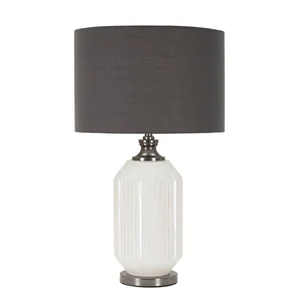 Šedá stolní lampa Brighty – Mauro Ferretti