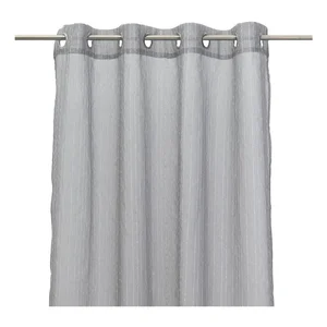 Šedá záclona Vertical Thread 140x260 cm