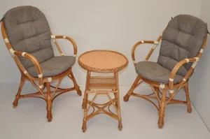 Sedací souprava Dian s područkami, šedý melír