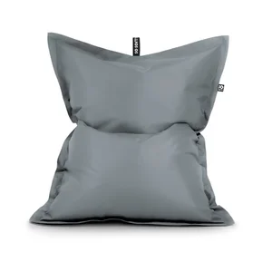 Sedací vak Pad L – So Soft, šedý imitace kůže