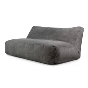 Sedací vak Sofa Tube 190 šedý manšestrový