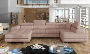 Sedačka SEDUM 24 – pravá, růžová Omega 91