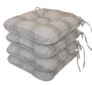 Sedák UNI – sada 4 ks, čtvercový 39 × 39 cm, výška 7 cm