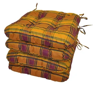 Sedák UNI - set 4 ks, čtvercový 39×39 cm