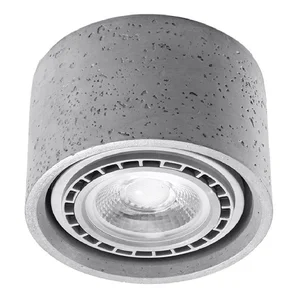 Šedé bodové LED svítidlo Spattio 14 cm