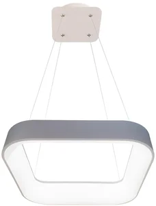 Šedé hranaté LED svítidlo 40W s dálkovým ovládáním