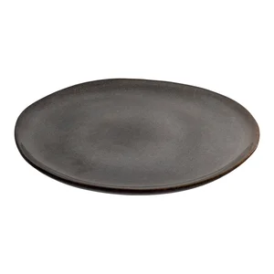 Šedé kameninové talíře 4ks 27cm Selma