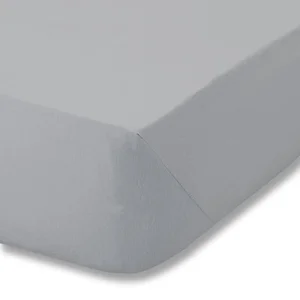 Šedé napínací flanelové prostěradlo 150×200 cm Brushed – Catherine Lansfield