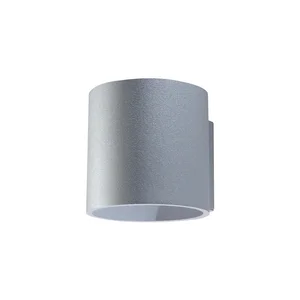 Šedé nástěnné LED svítidlo Nice Lamps Roda