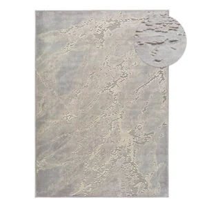 Šedo-béžový koberec z viskózy Universal Margot Marble 200x300 cm