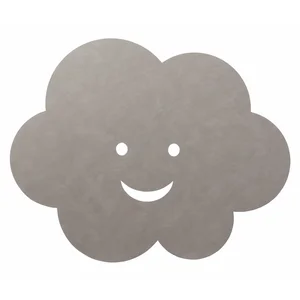 Šedobéžová dětská hrací podložka Cloud 113x140 cm