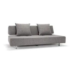 Šedobéžová rozkládací pohovka Innovation Long Horn Twist Granite