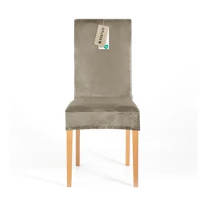Šedobéžový napínací potah na židli 48 cm Sento
