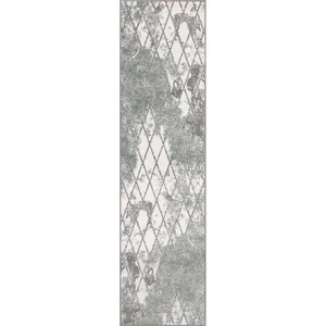 Šedomodrý běhoun 80x300 cm Sensi Gepi