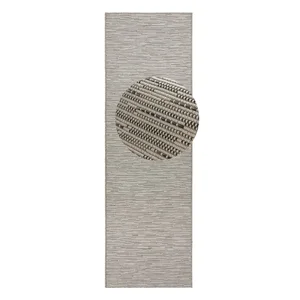 Šedý běhoun BT Carpet Nature 80x250 cm