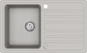 Šedý Dřez Aquastone GALA 40 - Moderní Design pro Vaši Kuchyň